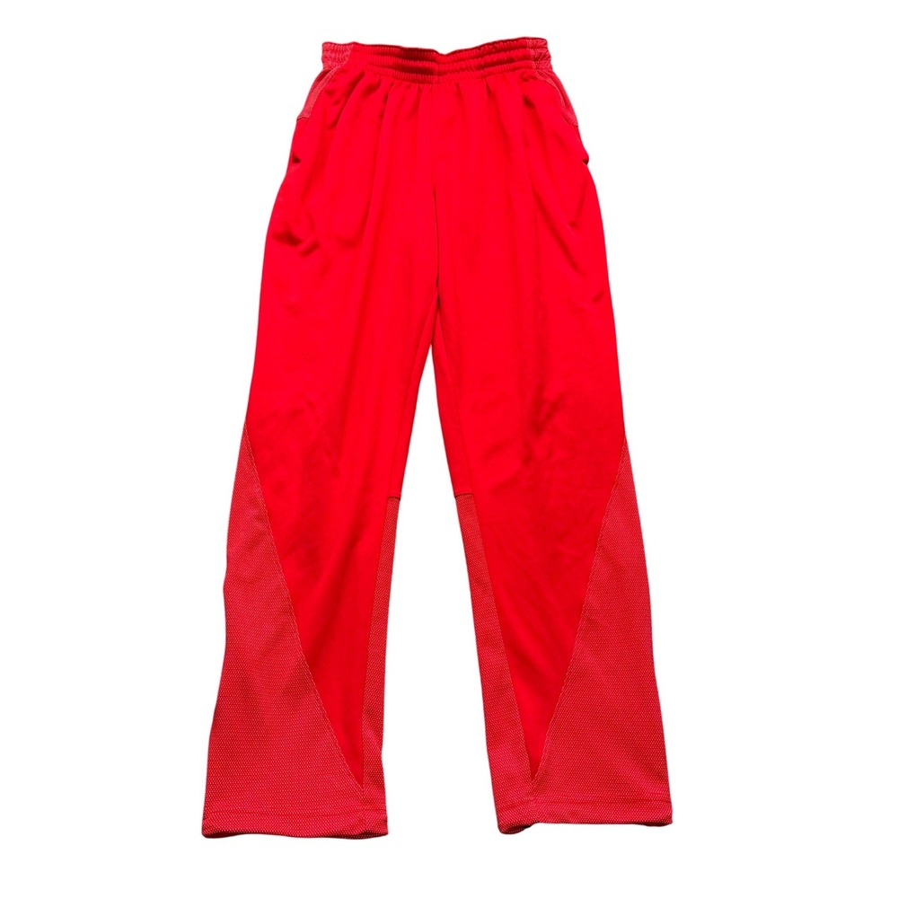 Jordan Dri-FIT Basketball Warm Up Pants Mens Medium Red Full Length Athletic